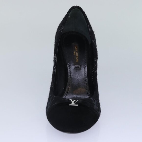 Pre-owned Authentic Louis Vuitton Monogram Tweed Pumps - Picture 10 of 10